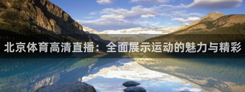 北京体育高清直播：全面展示运动的魅力与精彩