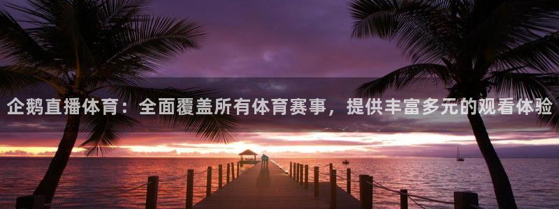 企鹅直播体育：全面覆盖所有体育赛事，提供丰富多元的观看体验